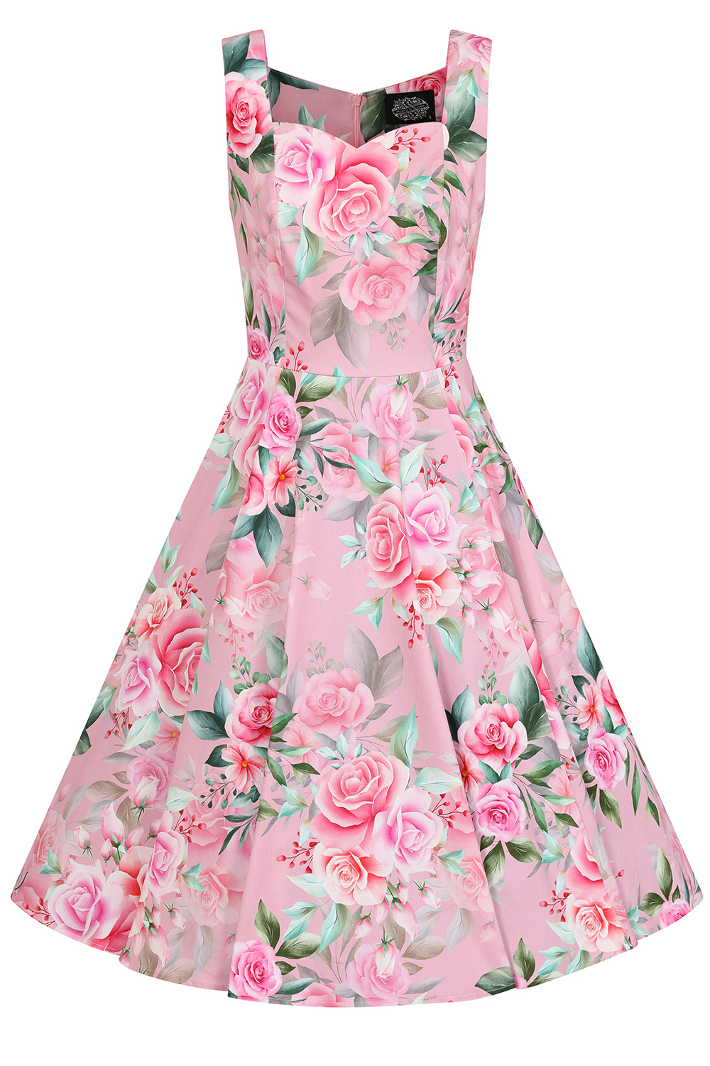 Autumn Floral Swing Dress